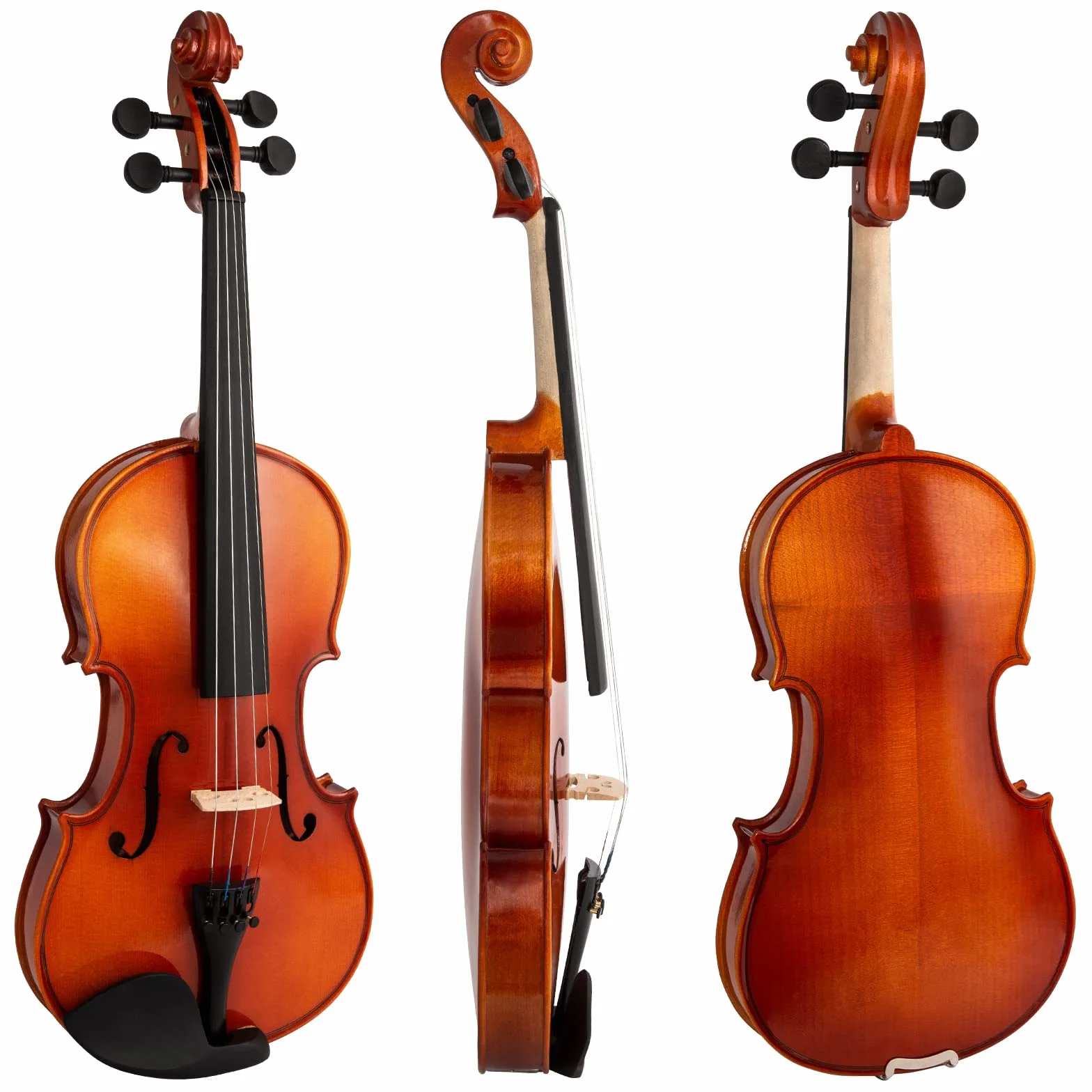 Theodore VLN16-1-4 Configuración de violín para estudiantes - Principiantes 1/4 Tapa de pícea maciza