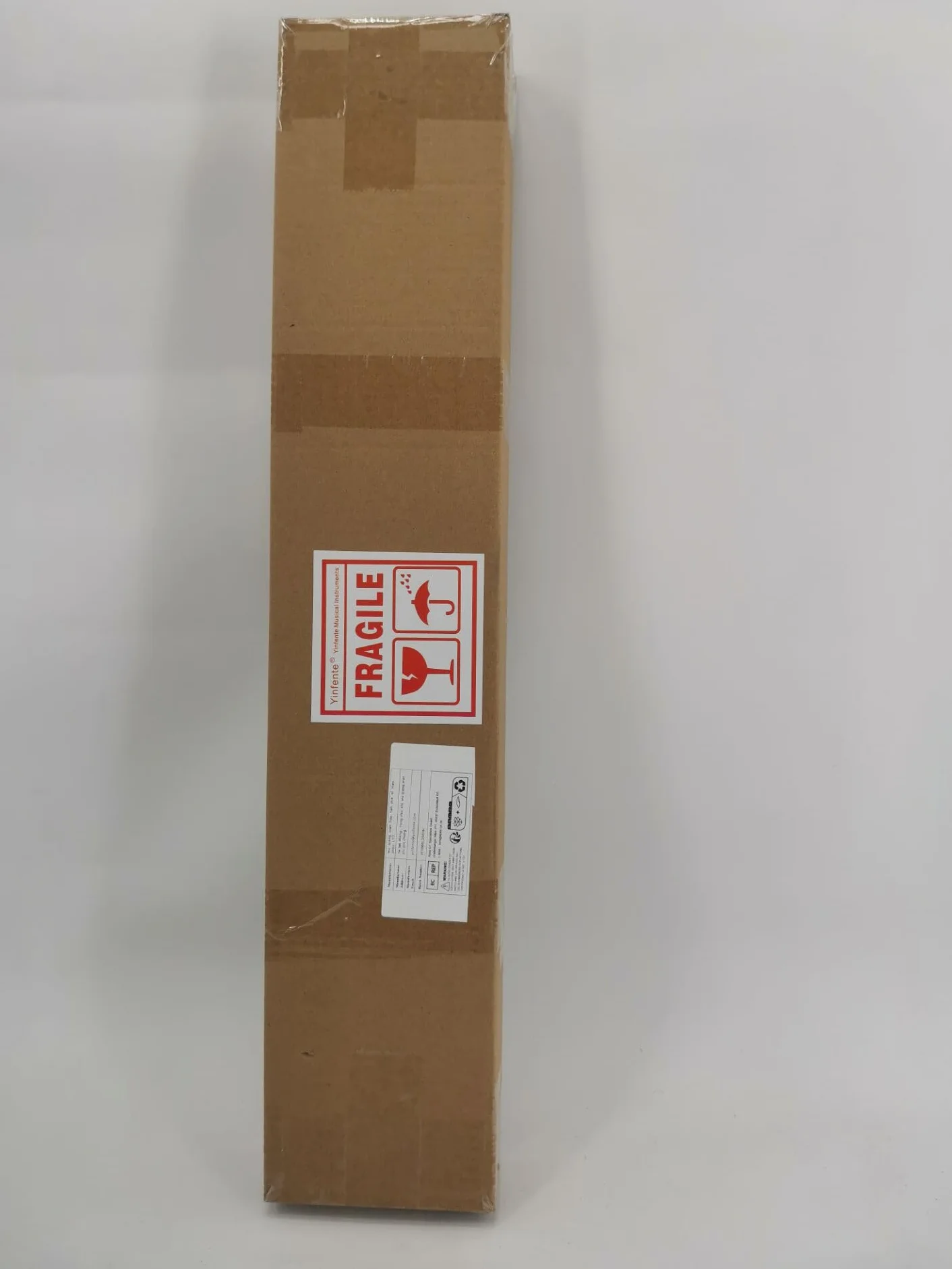 yinfente Funda para violín de fibra de carbono 4/4 tamaño completo con asa trasera ligera