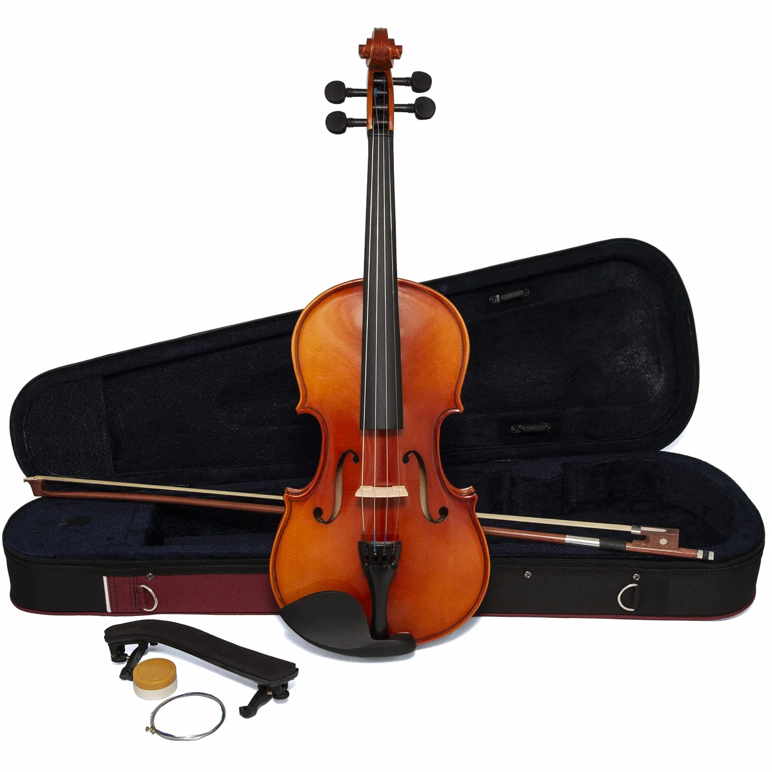 Theodore VLN16-1-4 Configuración de violín para estudiantes - Principiantes 1/4 Tapa de pícea maciza