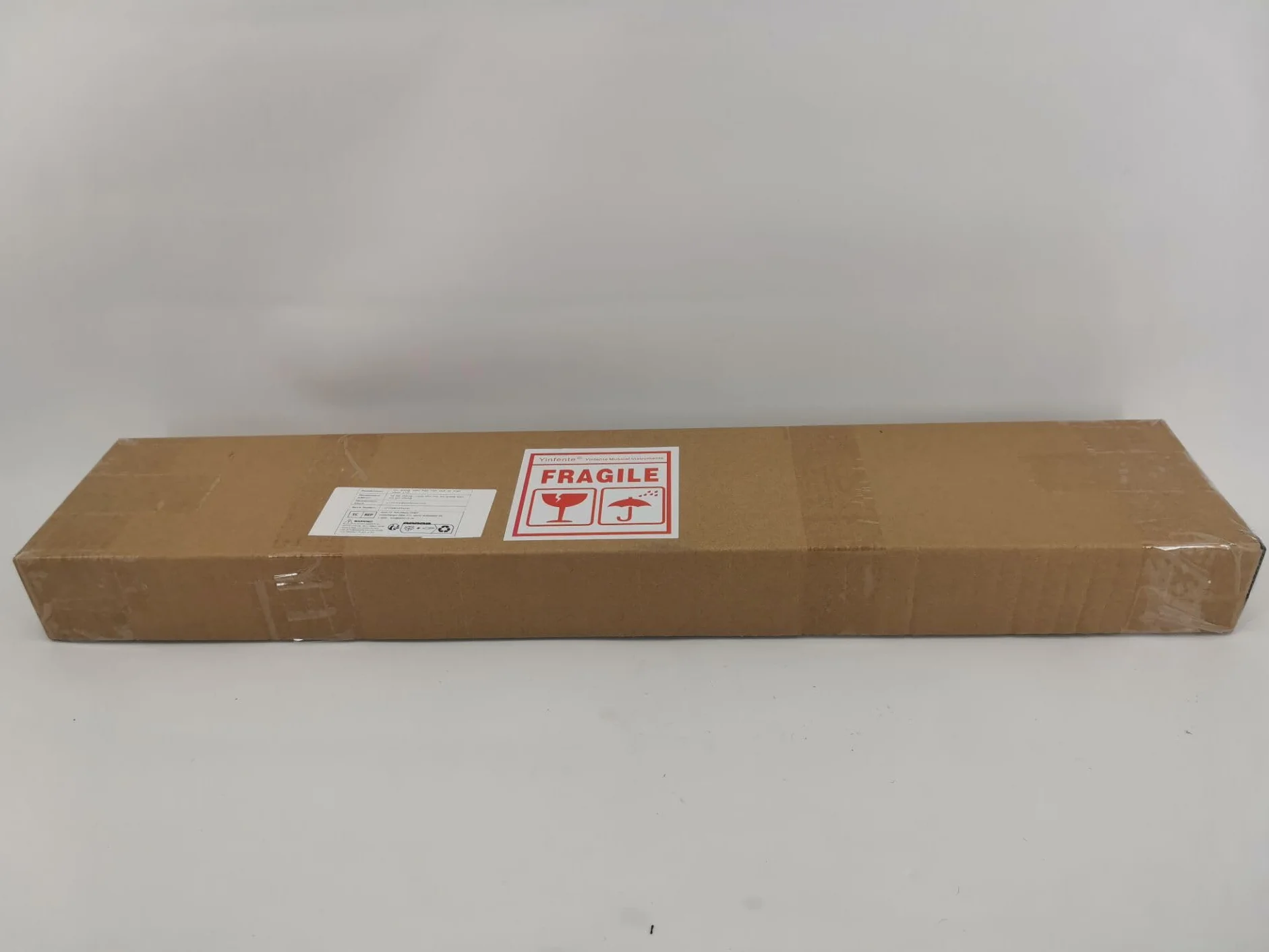 yinfente Funda para violín de fibra de carbono 4/4 tamaño completo con asa trasera ligera